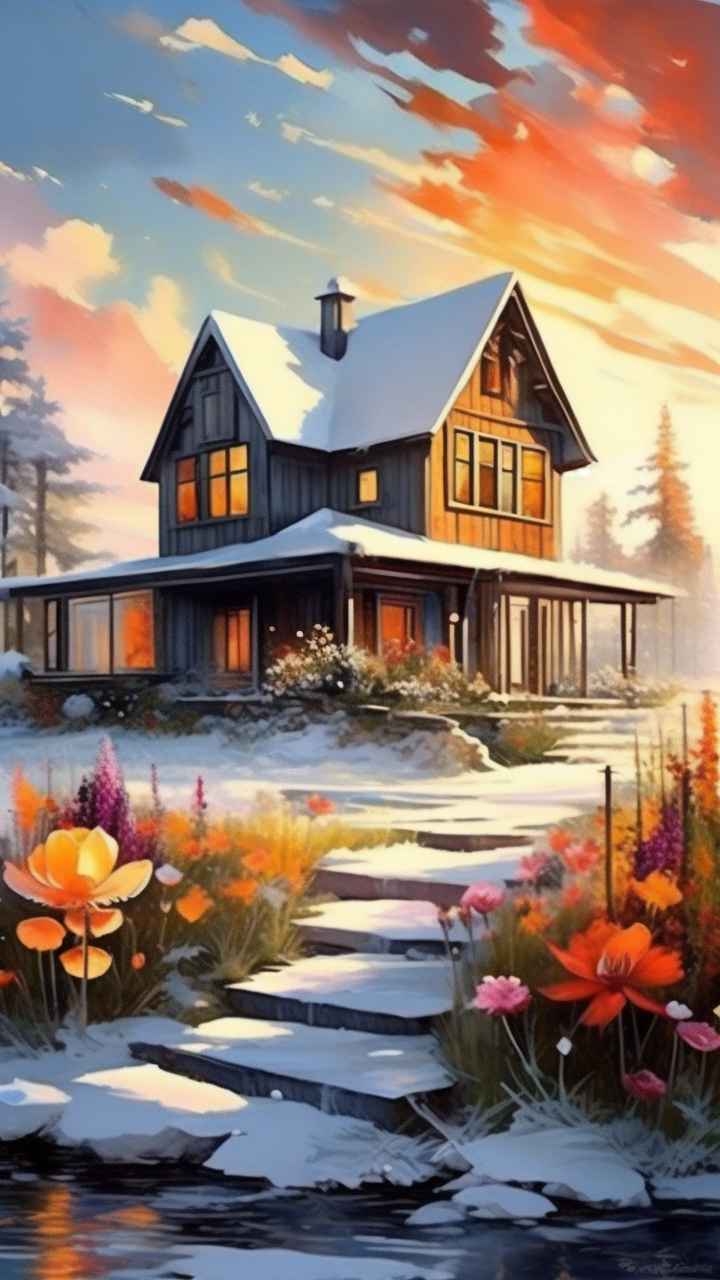充满活力的绿洲在它的后院各种花 29