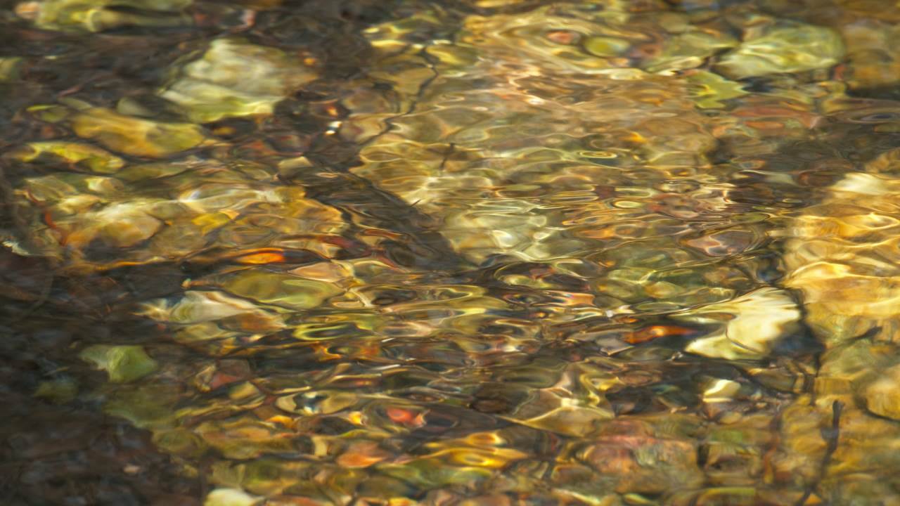 山泉水矿泉水潺潺小溪流水瀑布 43