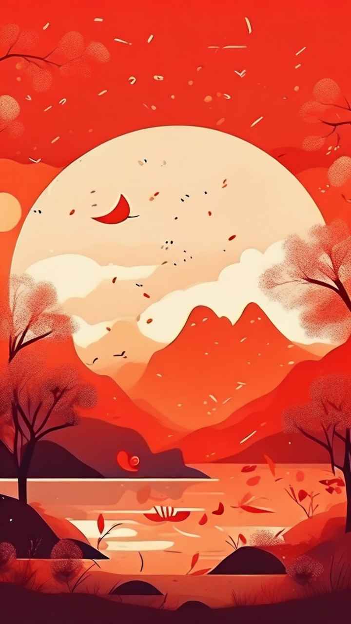 春节除夕简约背景 26