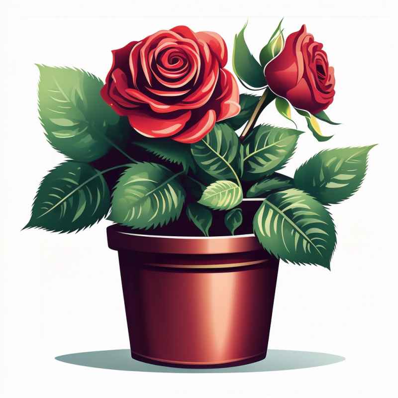 玫瑰花盆花 11