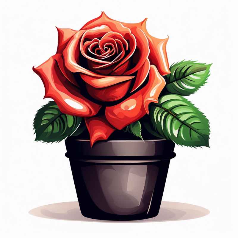 玫瑰花盆花 9