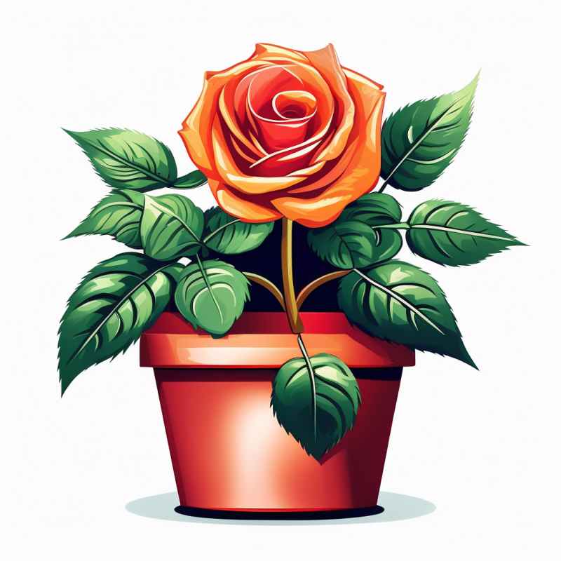 玫瑰花盆花 7