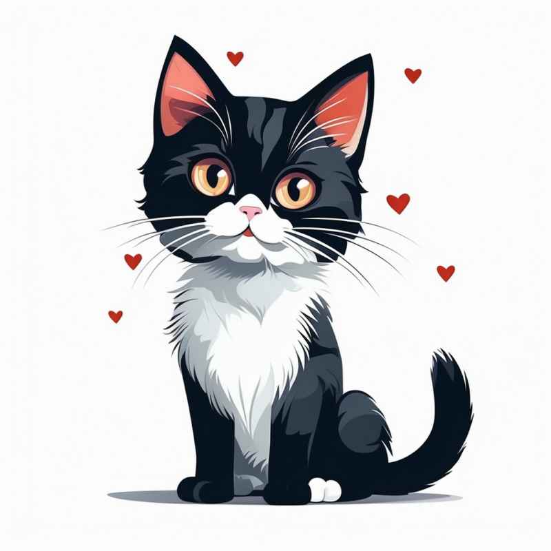 可爱的猫咪独立元素 16