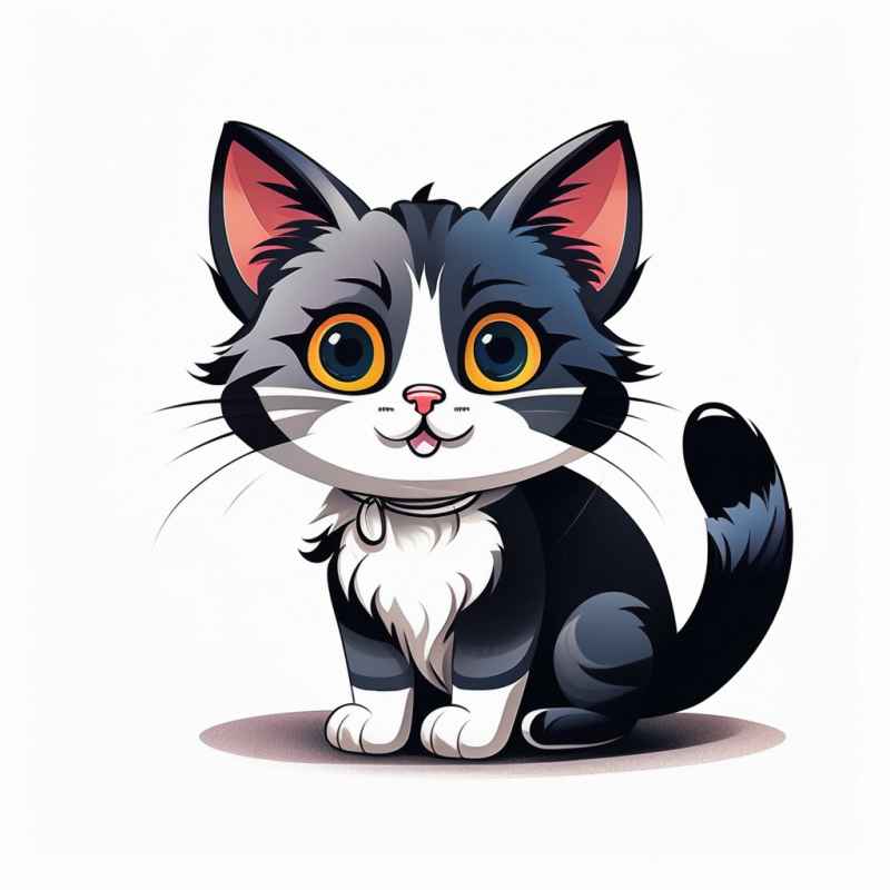 可爱的猫咪独立元素 30