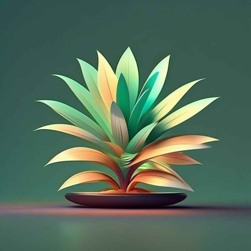 背景上的热带植物浅祖母绿 11