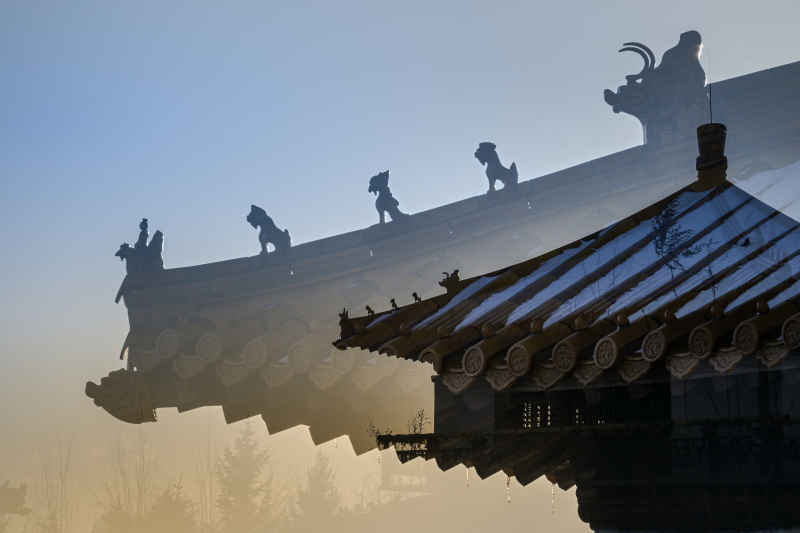 寺庙房檐儿