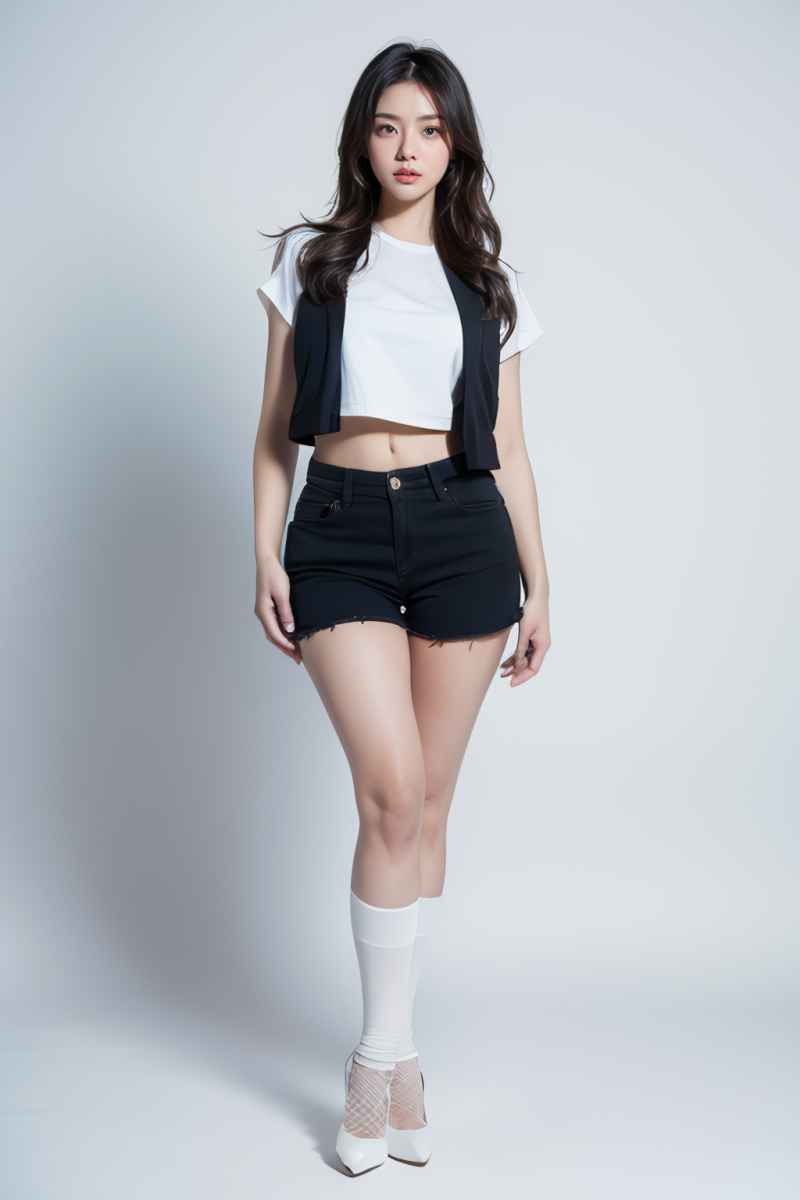 摄影图美女自信特写 10