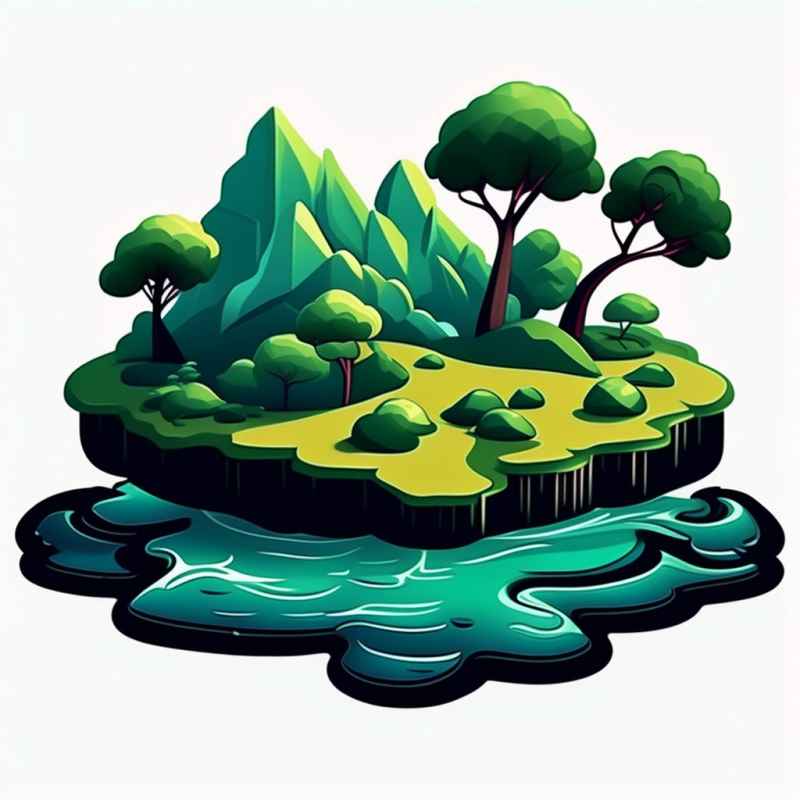 可爱岛矢量剪贴艺术 2