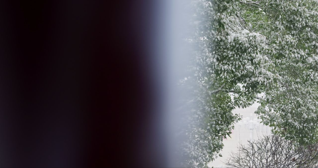 湖南长沙杜甫江阁城市建筑雪景 4