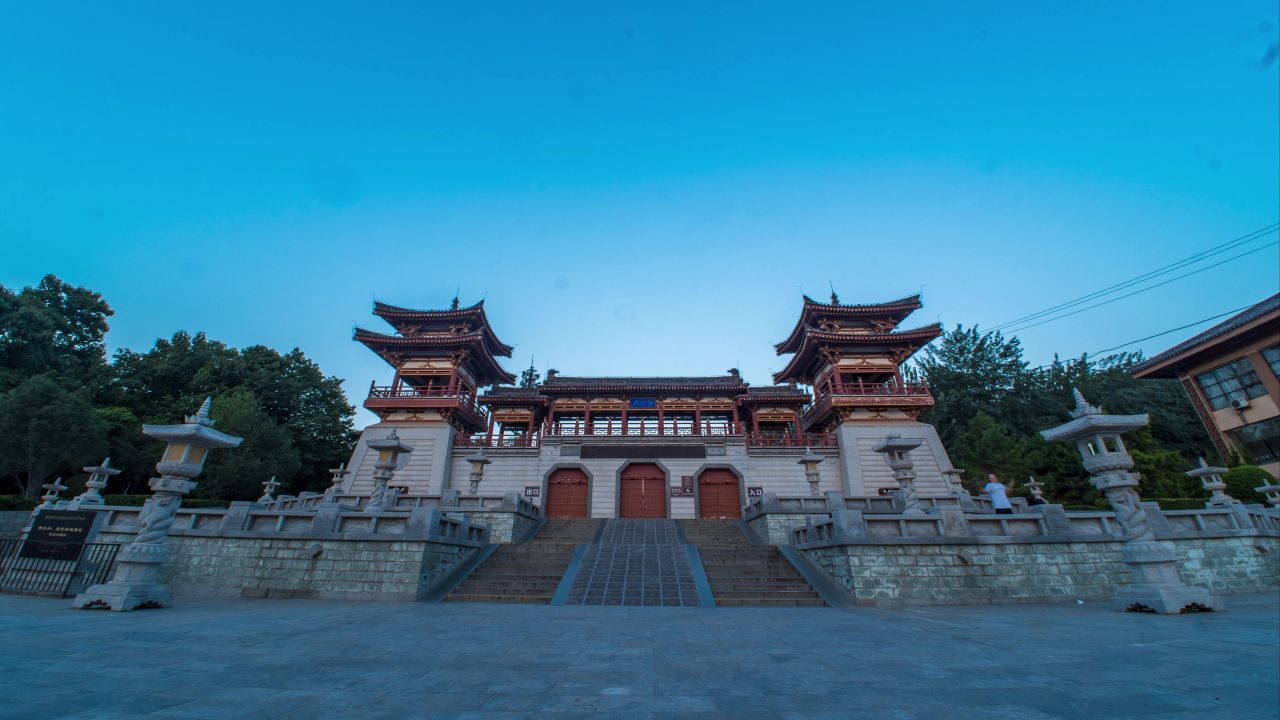 西安青龙寺日出