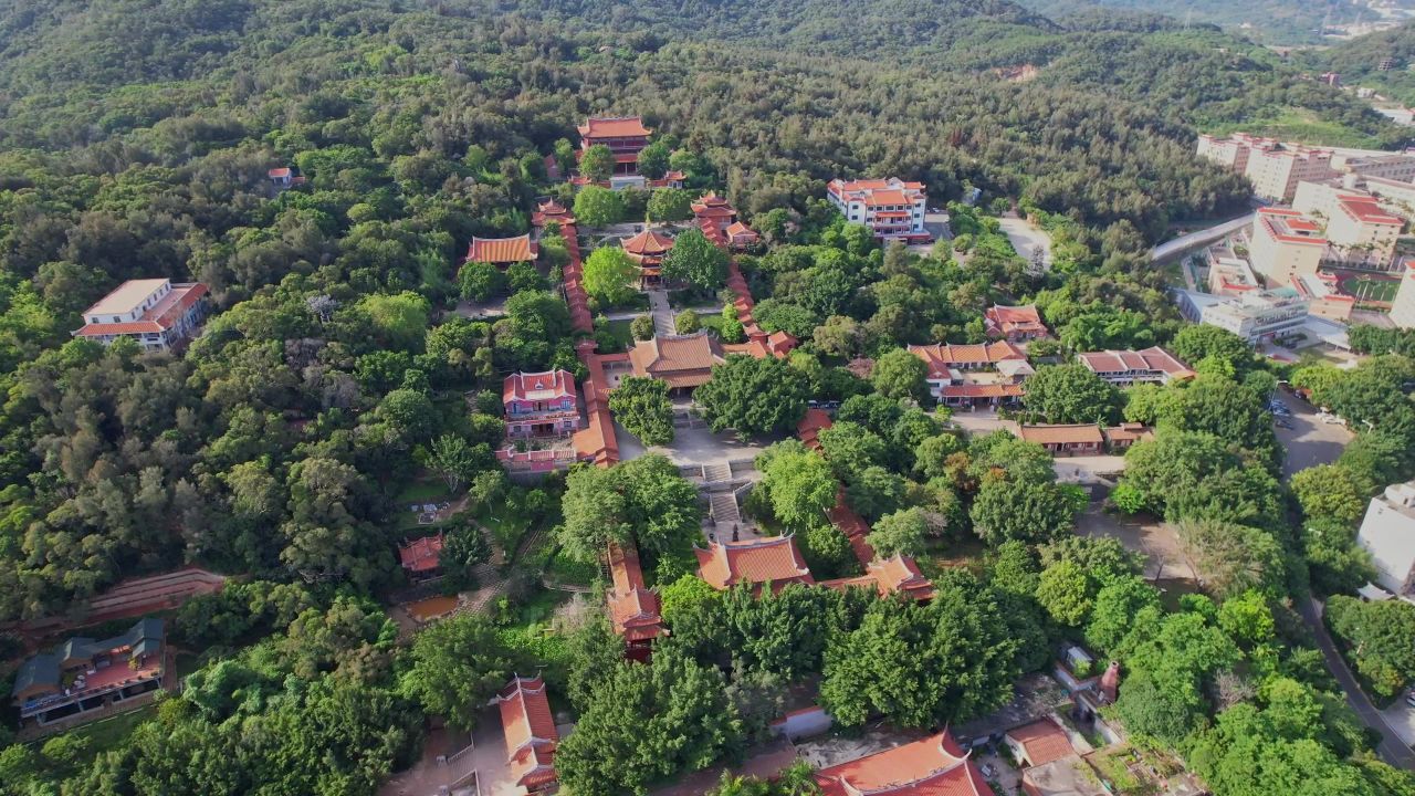 航拍泉州南少林寺