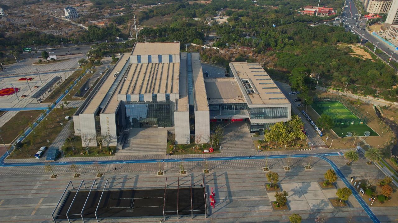 航拍福清市文化艺术中心