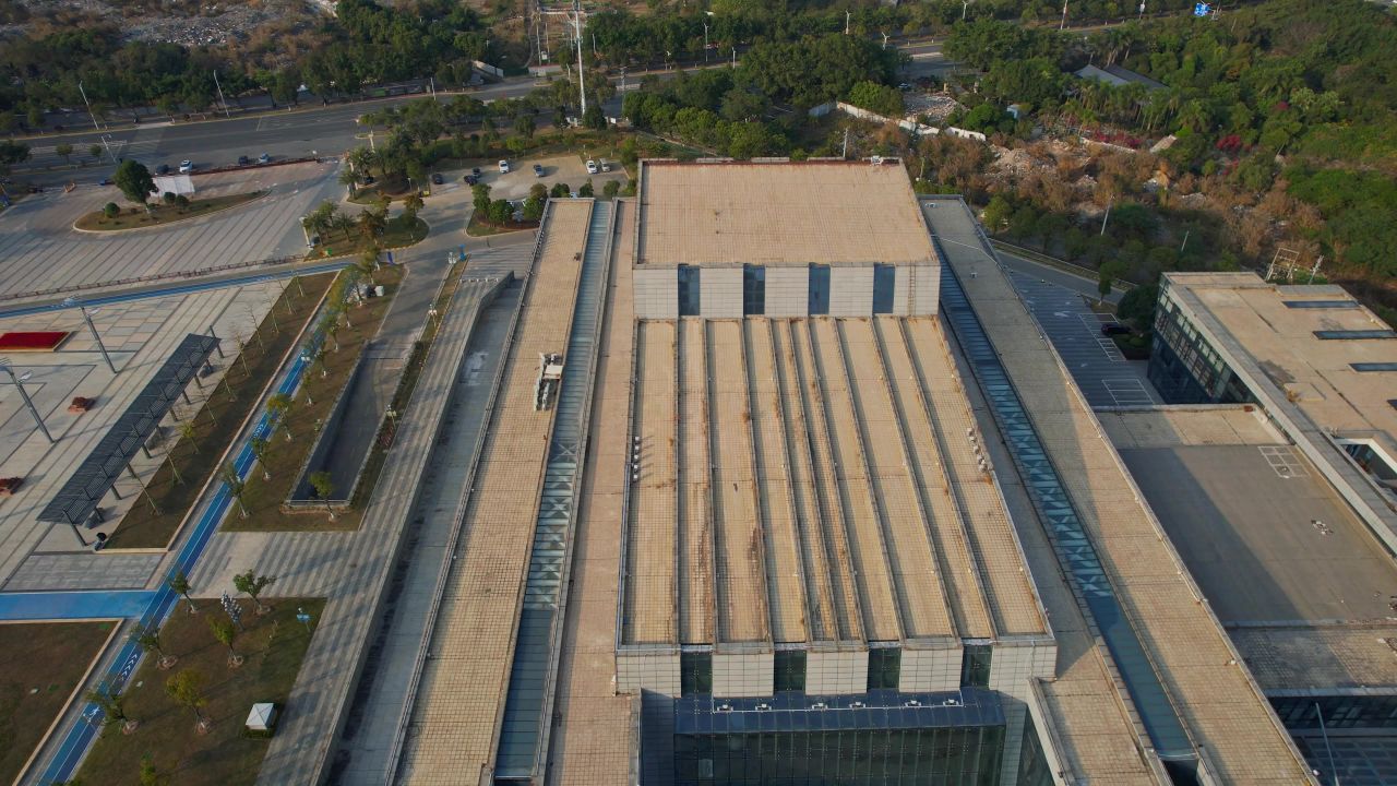 航拍福清市文化艺术中心