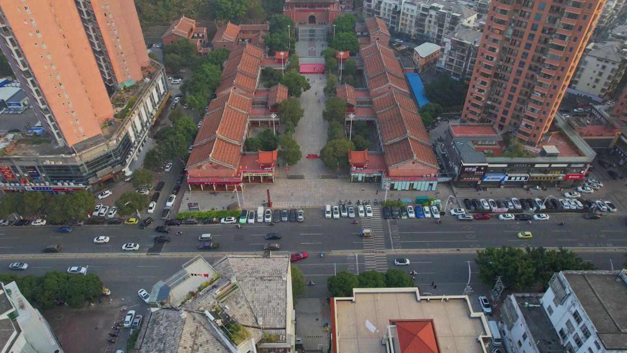 航拍莆田市群众艺术馆