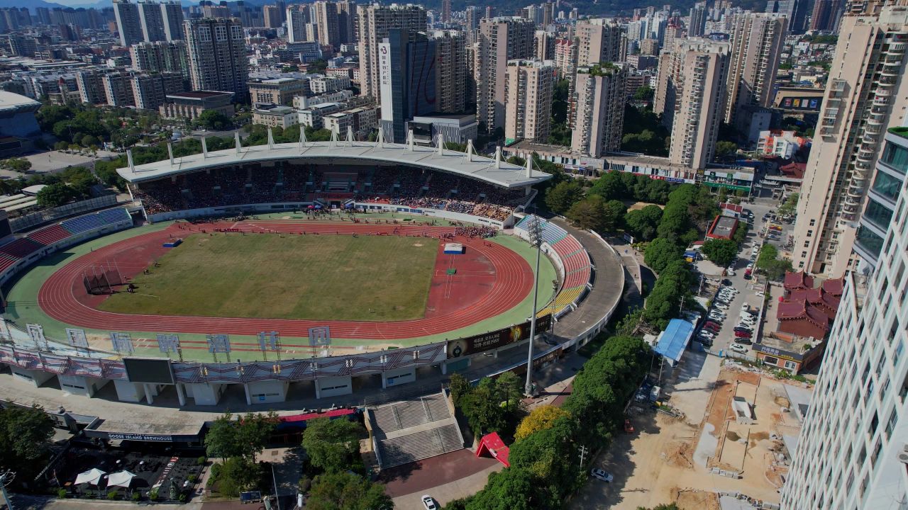 航拍莆田市体育中心