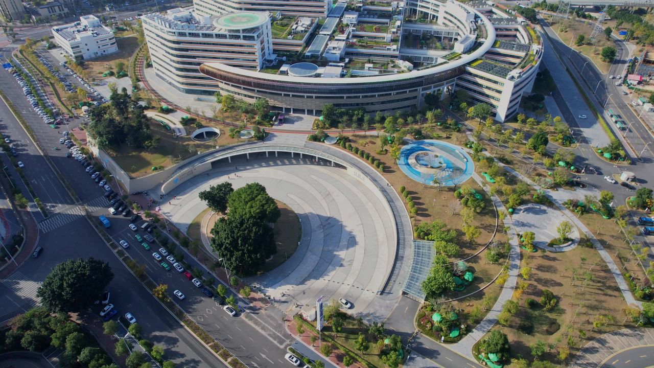 航拍福建省儿童医院