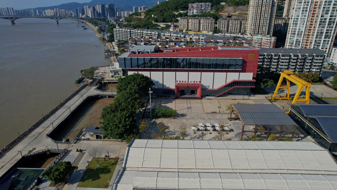 航拍福州船政文化博物馆
