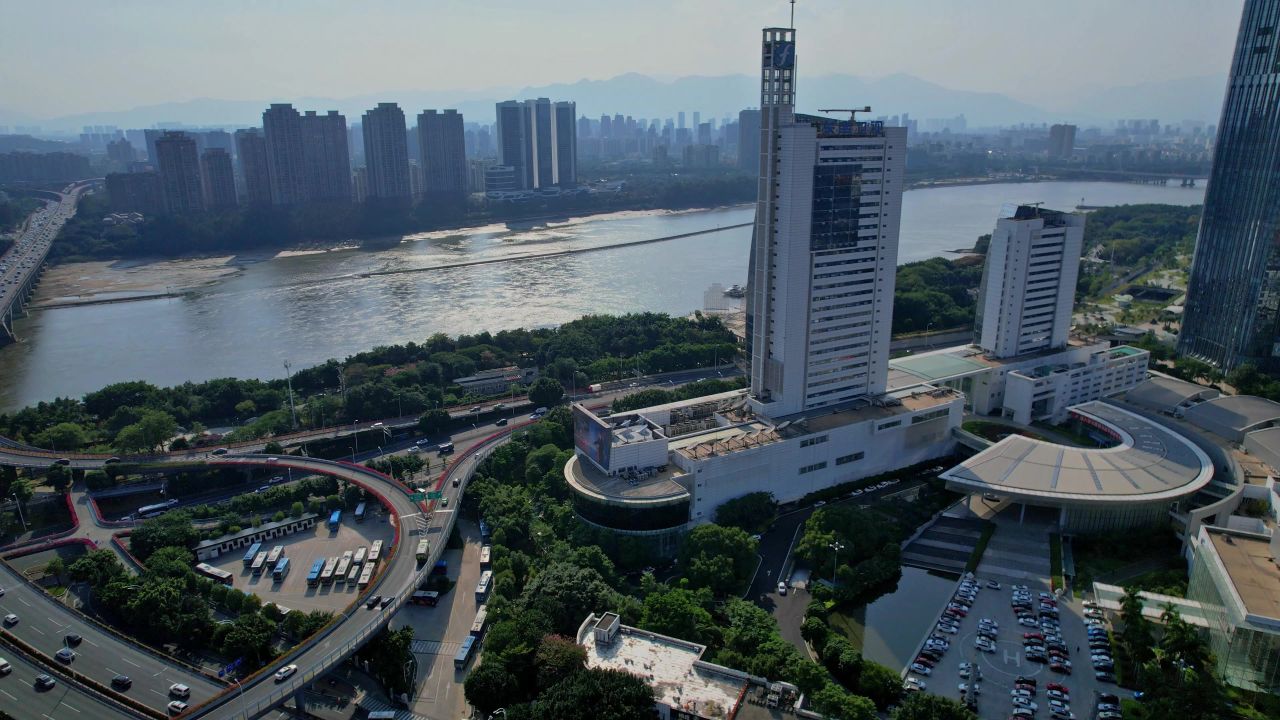航拍福建广播电视中心