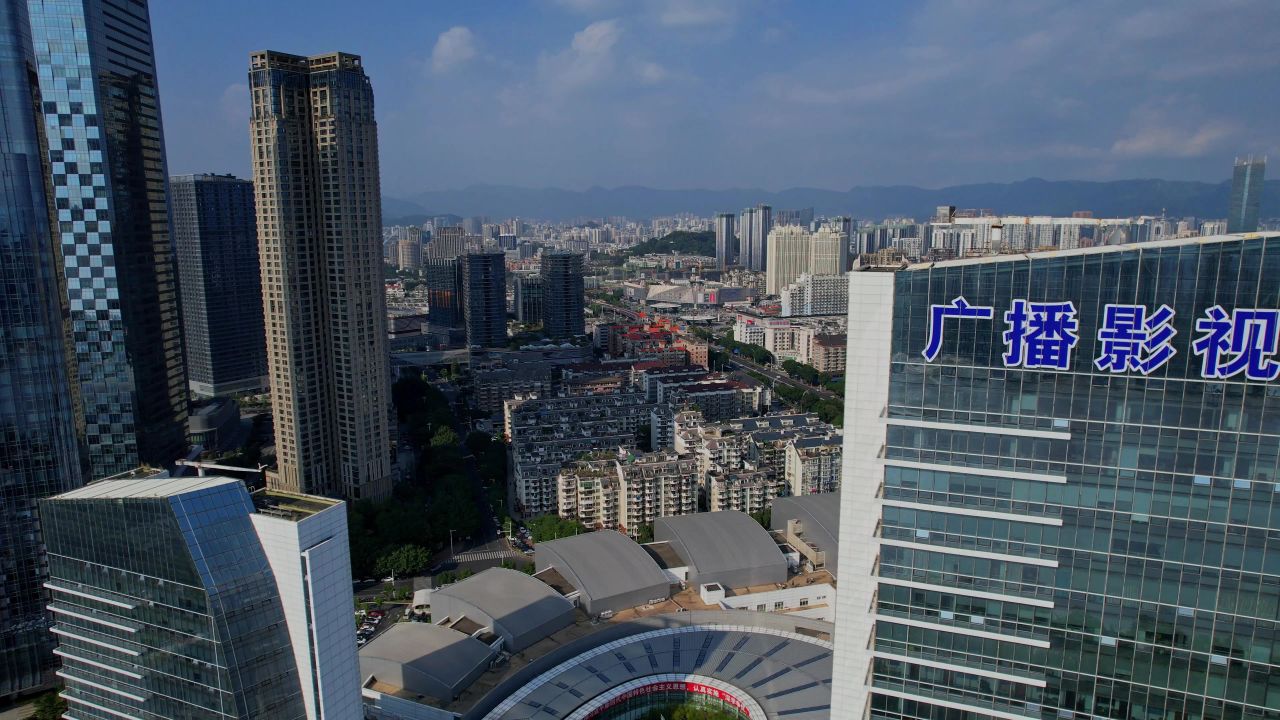 航拍福建广播电视中心