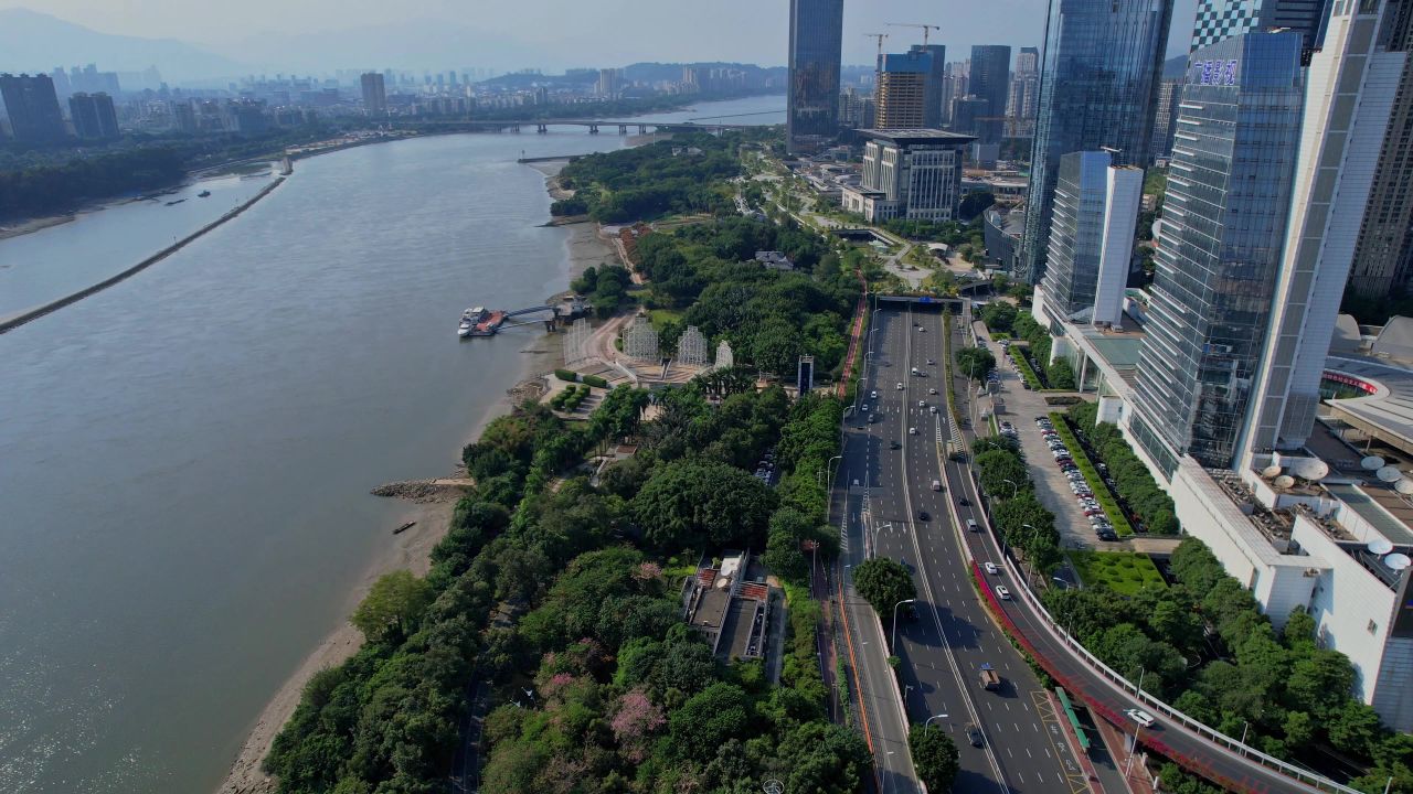 航拍福建广播电视中心