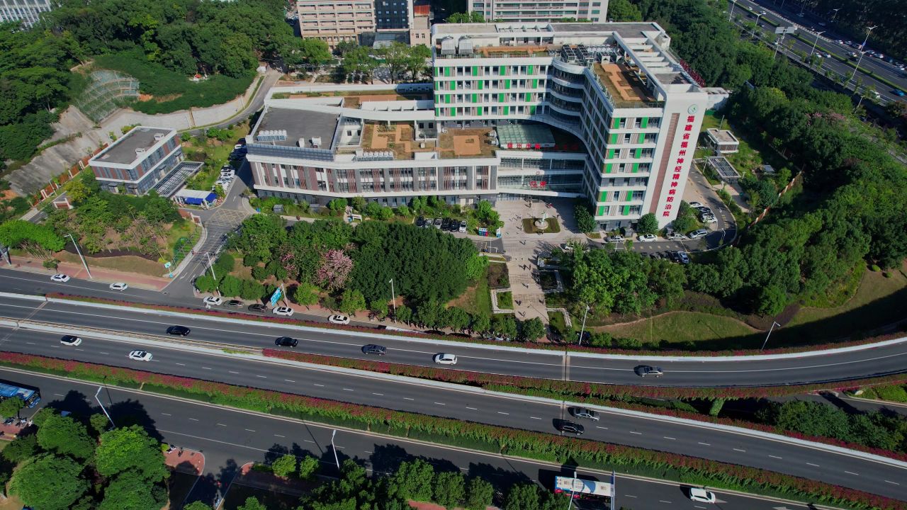 航拍福州市第四医院