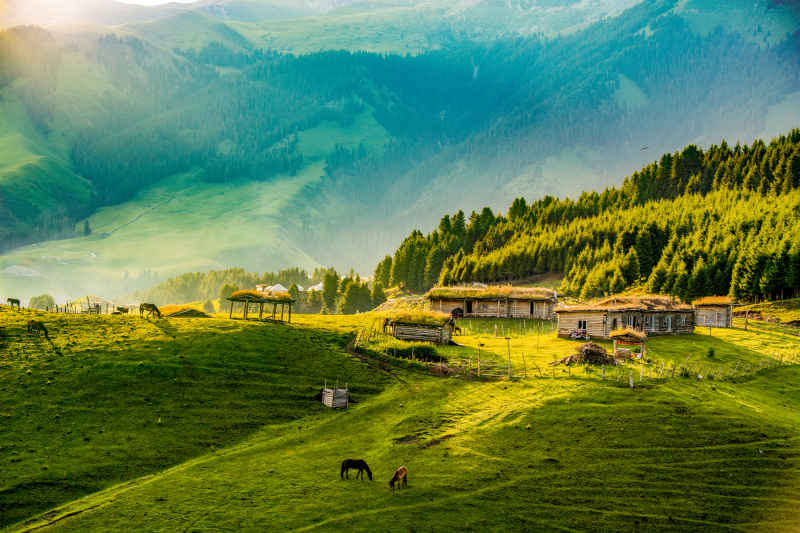 琼库什台的早晨