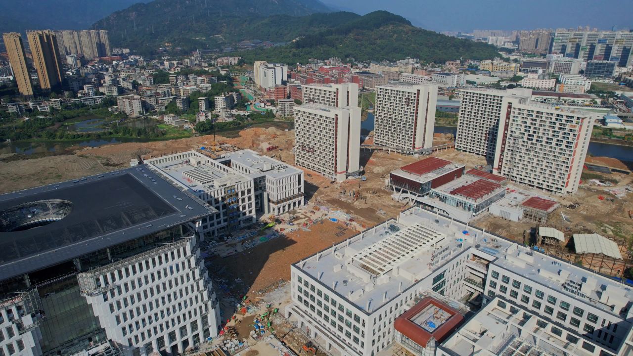 航拍福州福耀科技大学景观 9