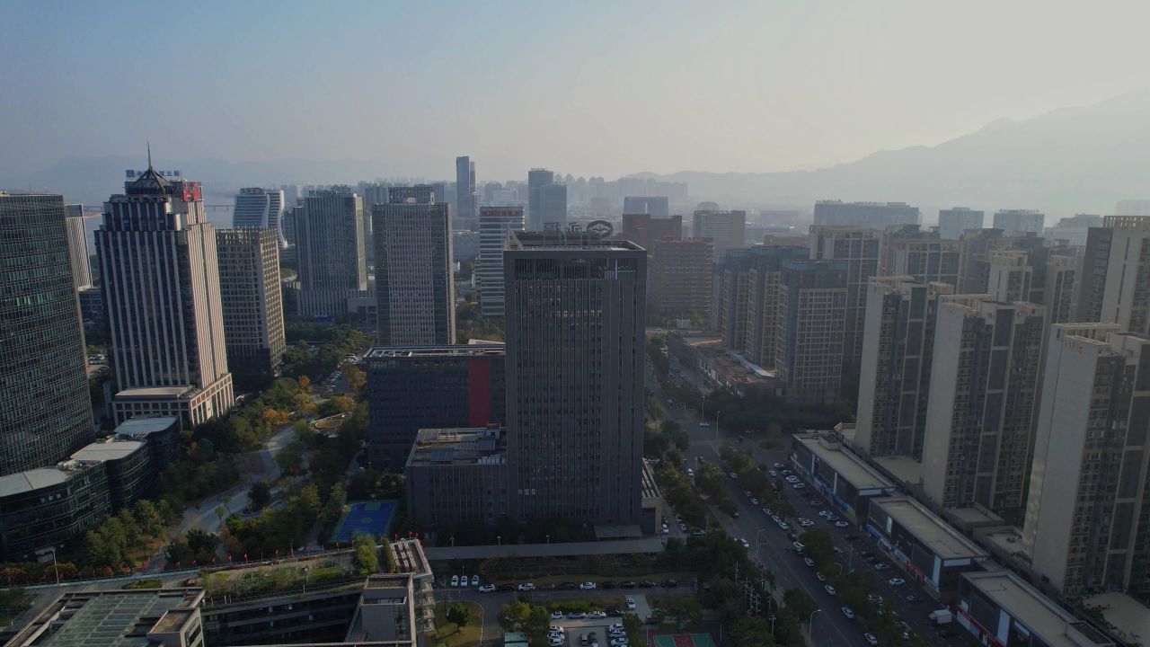 航拍福州高新区建筑景观 3