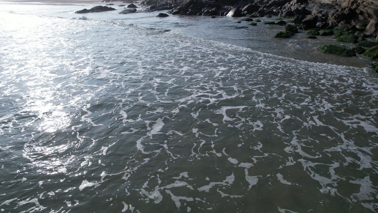 波涛汹涌的大海航拍 18