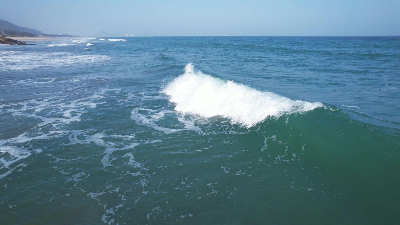 波涛汹涌的大海航拍 24