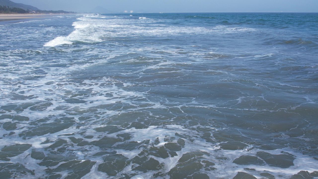 波涛汹涌的大海航拍 31