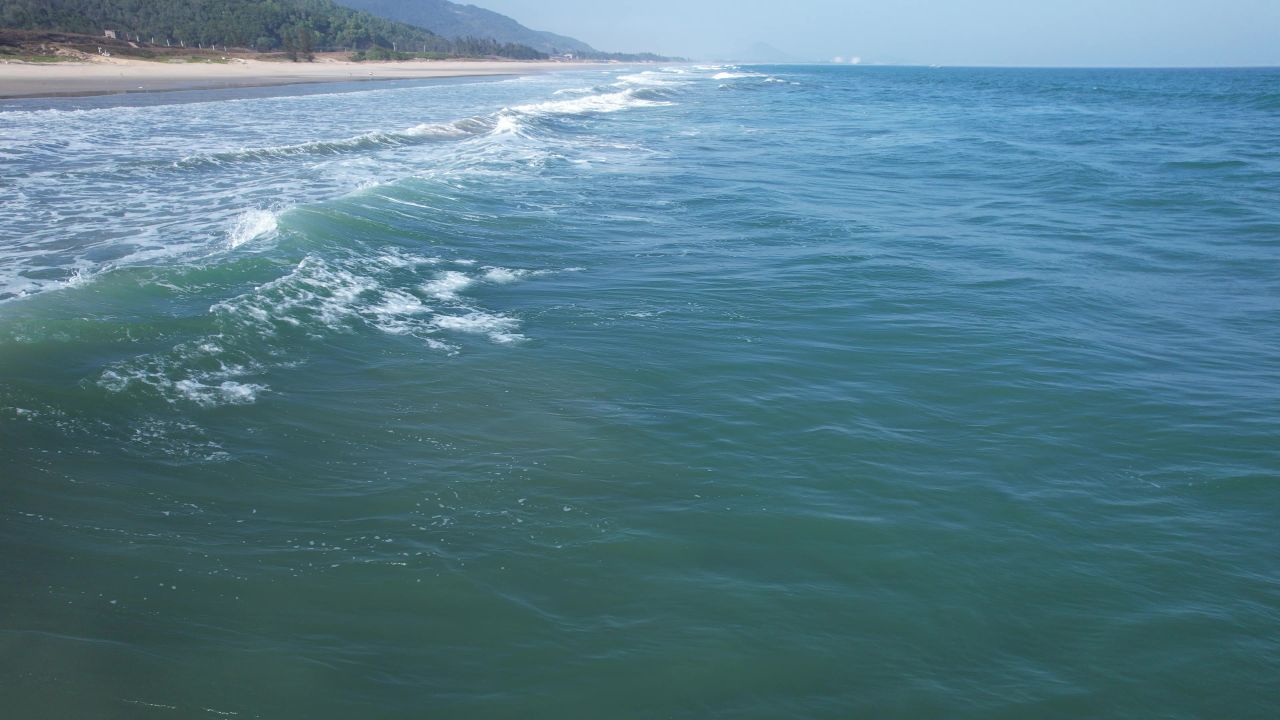 波涛汹涌的大海航拍 67