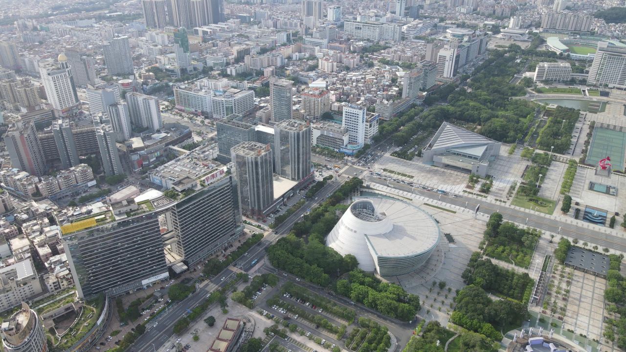东莞市区远景航拍 14