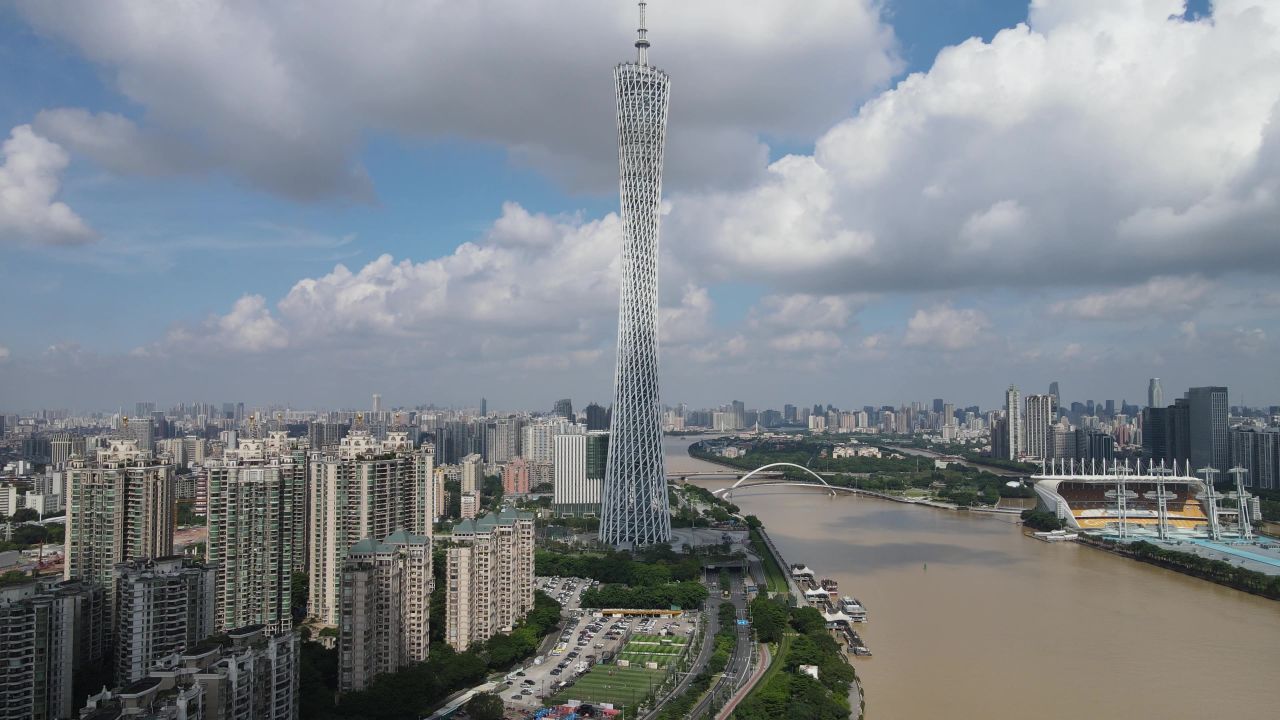 广州塔航拍 