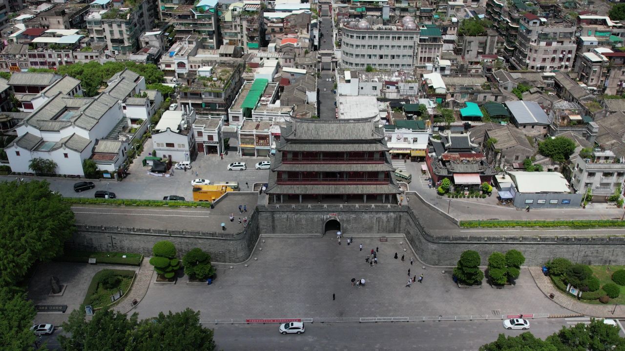 潮州古城航拍
