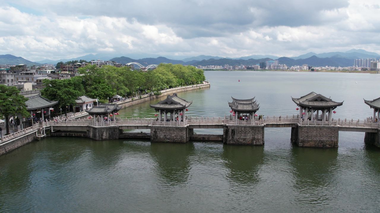 潮州广济桥航拍 3