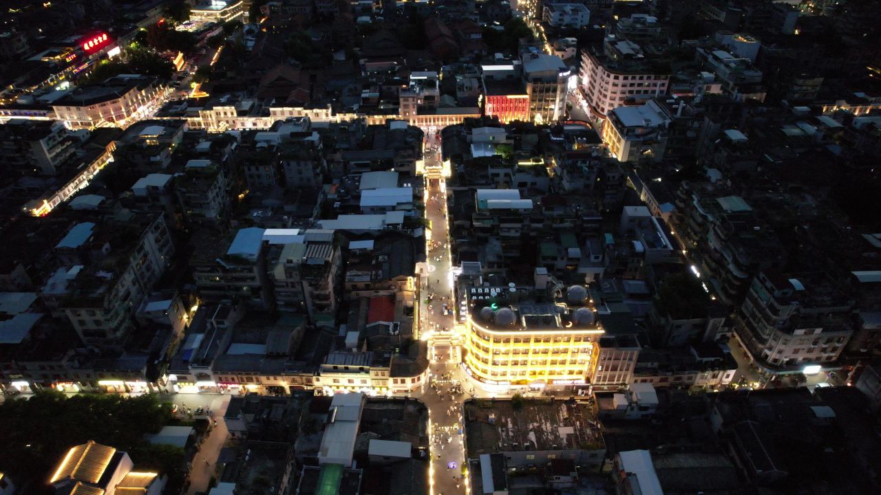 潮州夜景航拍 2