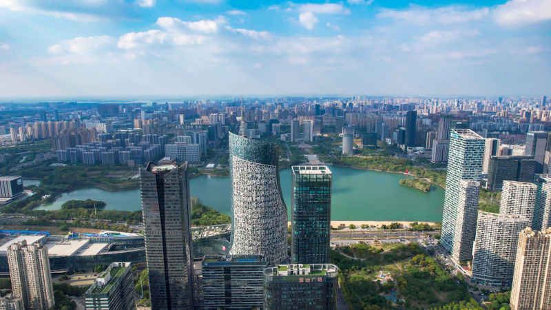 安徽合肥城市风光航拍图 13