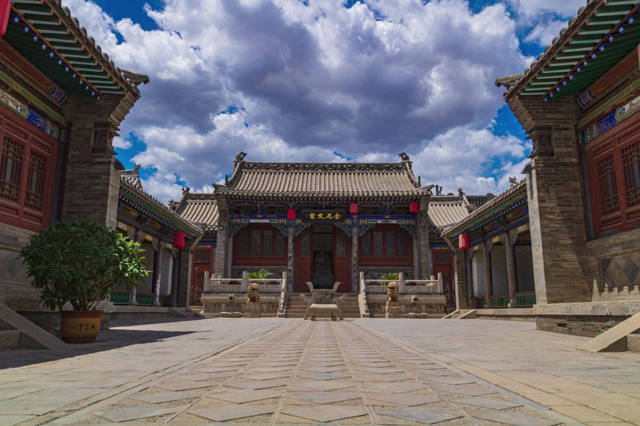 忻州古城泰山庙滑轨延时