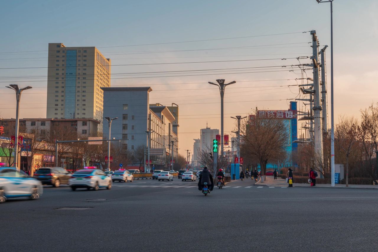 忻州市街道文人延时