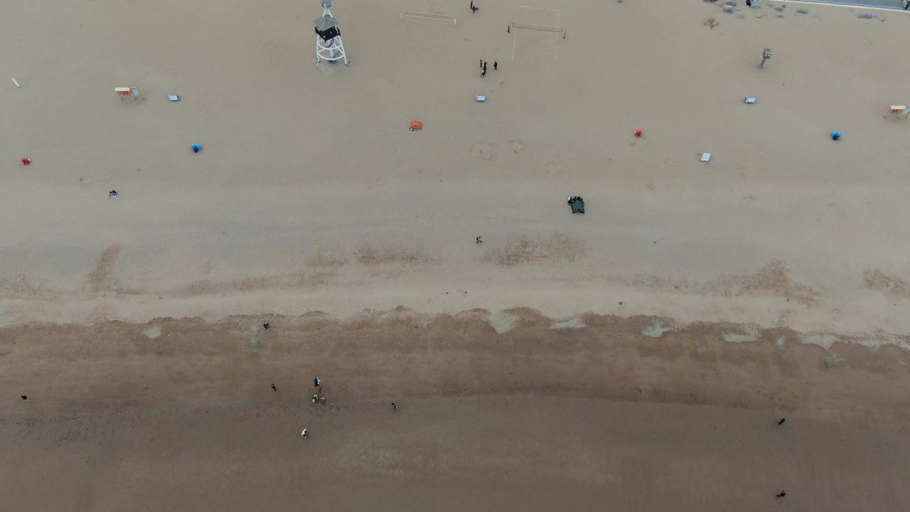 大海海洋沙滩海浪自然风光 