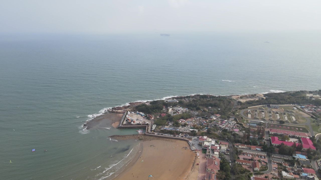 大海海洋沙滩海浪自然风光 