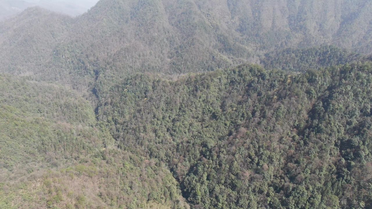航拍湖南怀化大峡谷4A景区 