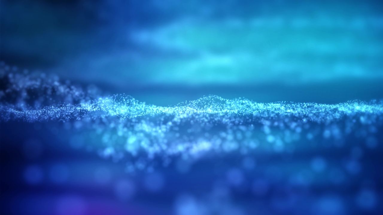 唯美蓝色粒子