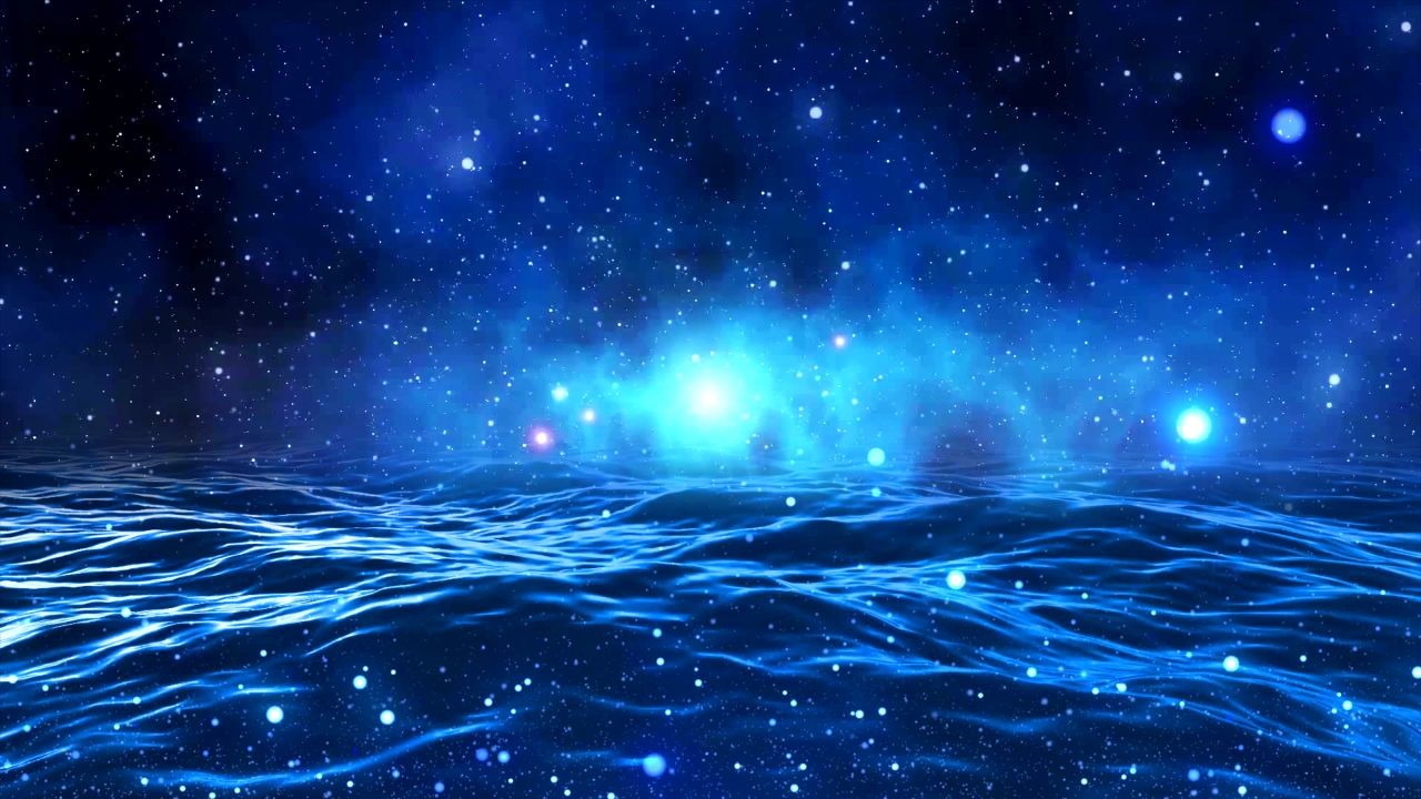唯美蓝色粒子