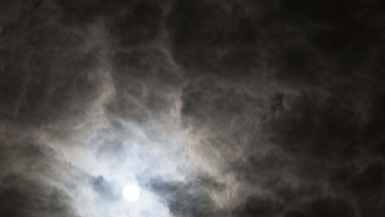 月亮月球夜晚天空皎洁明月长焦特写延时摄影 3