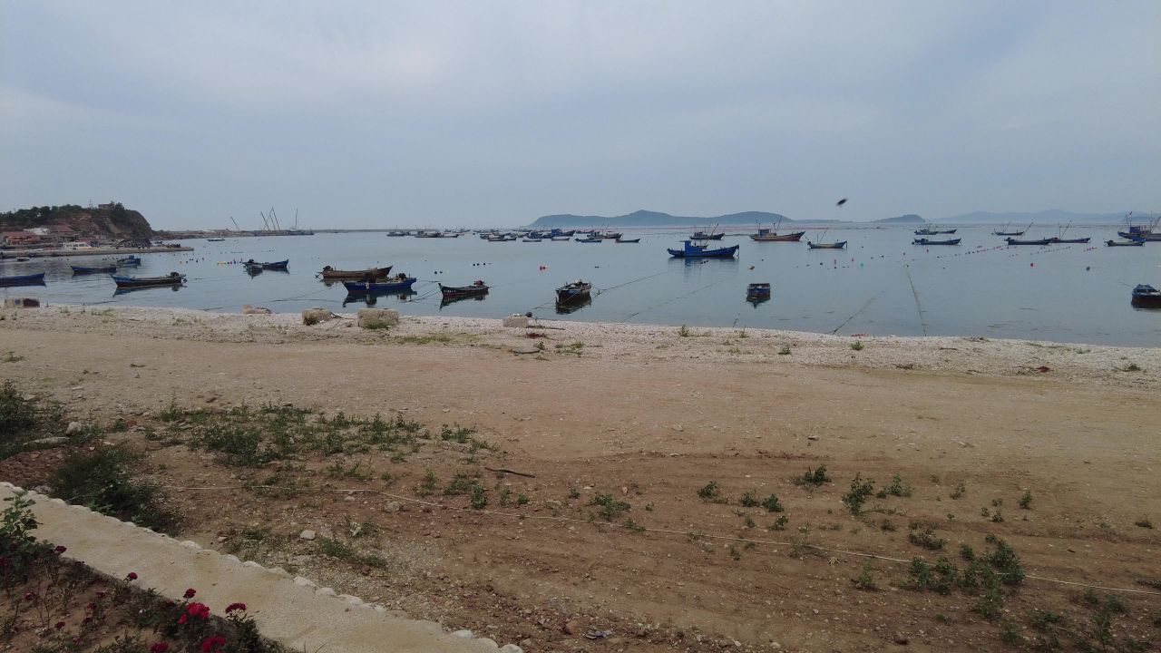 海上渔船大海海洋风景实拍 