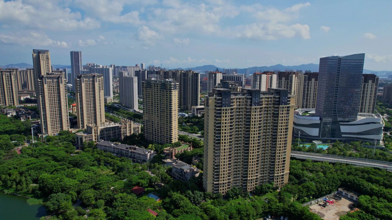 航拍厦门集美新城景观 10
