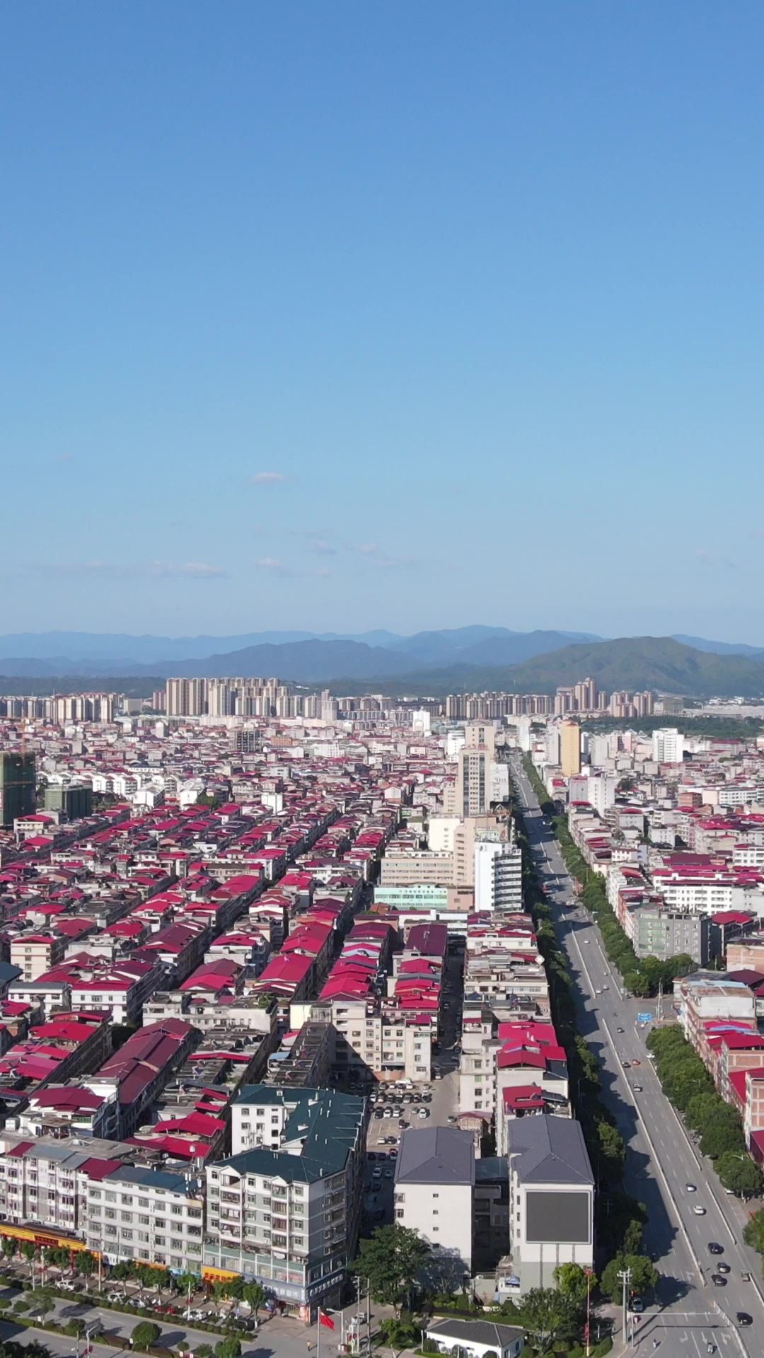 城市航拍红色之都江西瑞金