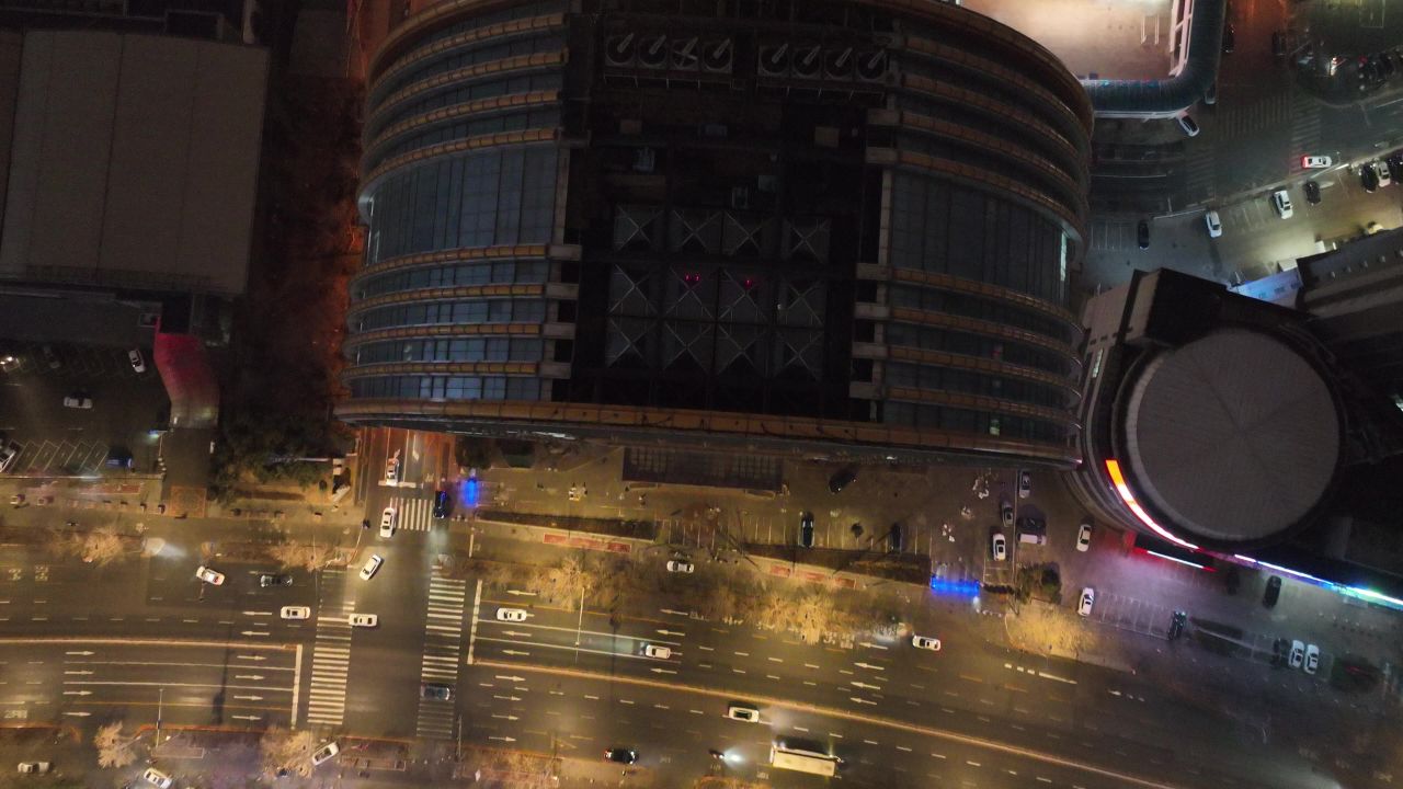 城市夜景宣传 城市楼宇景观 城市地标
